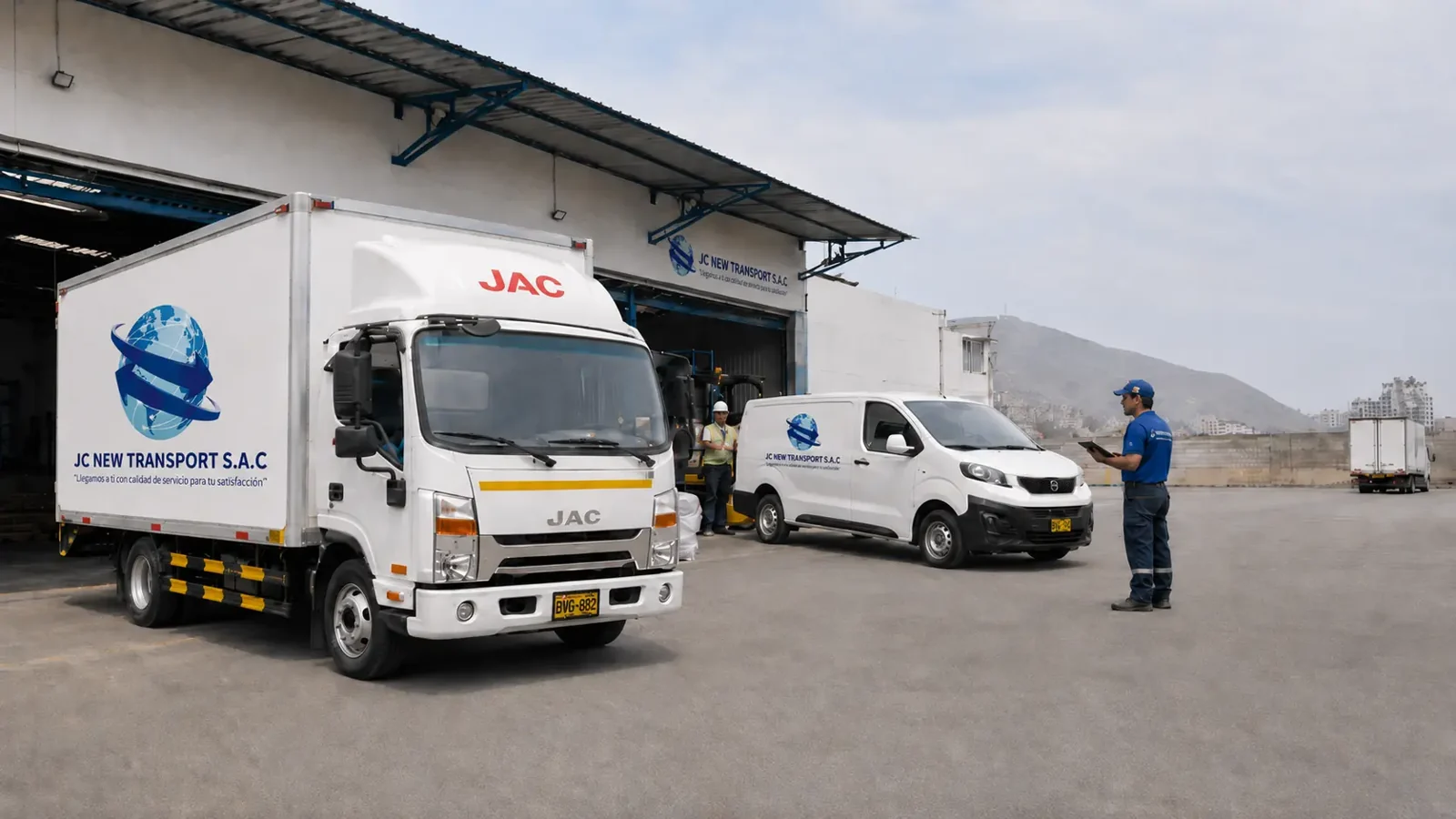 Operación logística de JC New Transport